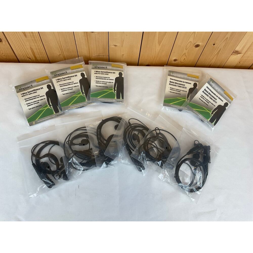 Surveillance Earpiece Bundle (See description for details)